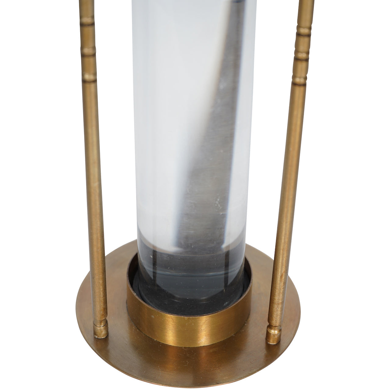 Columbia Antique Brass White Sand Timer Ornament | Large